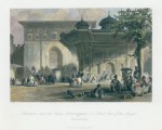 Turkey, Constantinople, Fountain & Great Gate of the Seraglio, 1838