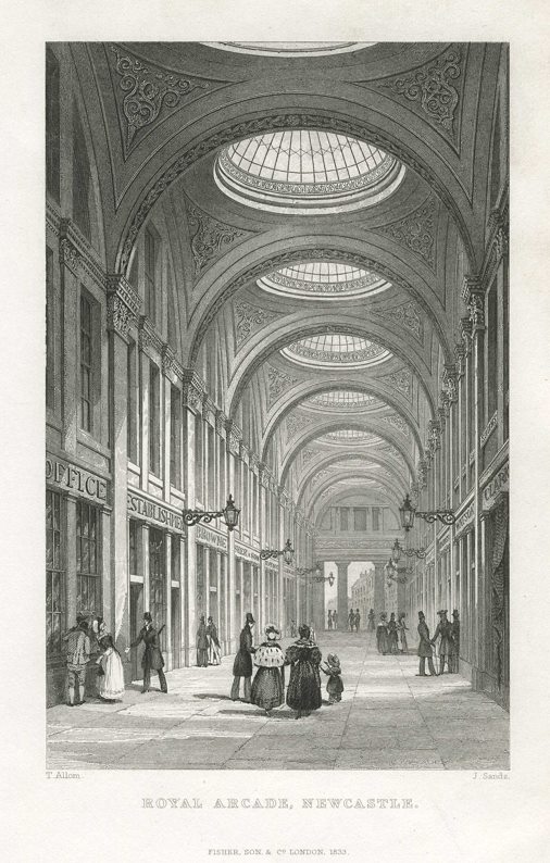 Newcastle, Royal Arcade, 1832