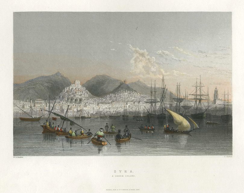 Greece, Syros (Syra), 1837