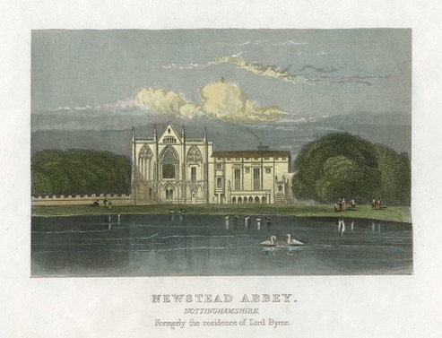 Nottinghamshire, Newstead Abbey, 1848