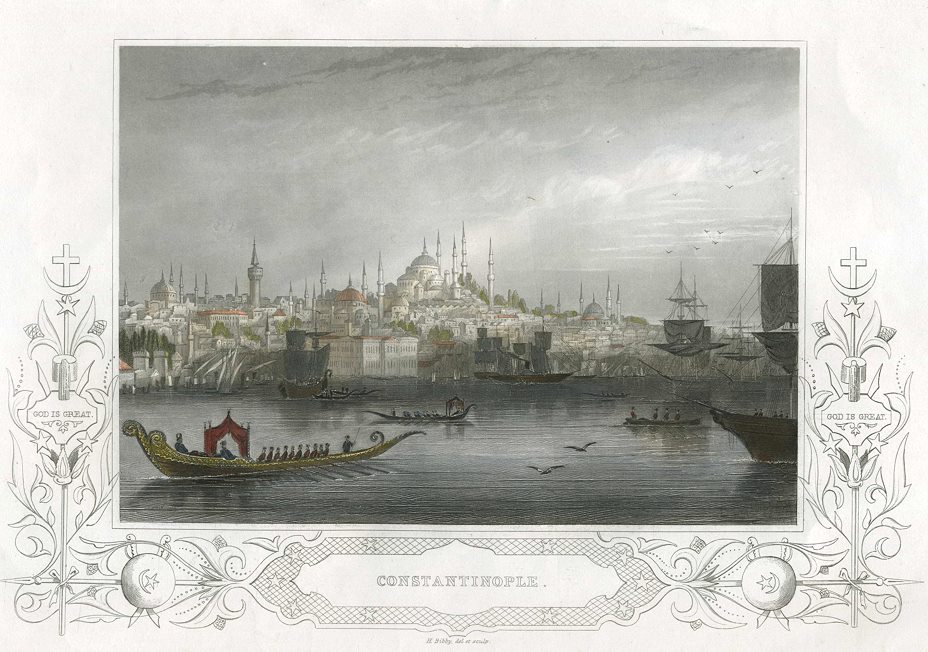 Turkey, Istanbul view, c1855