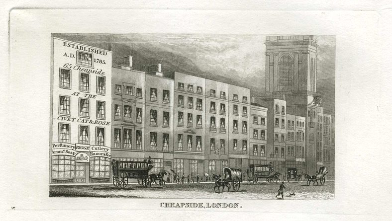 London, Cheapside, 1845