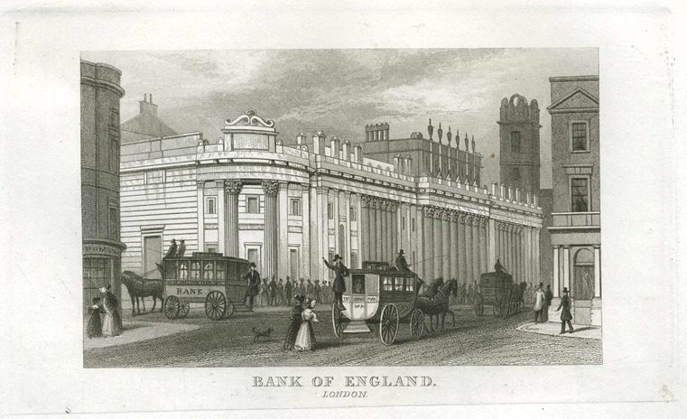 London, Bank of England, 1845