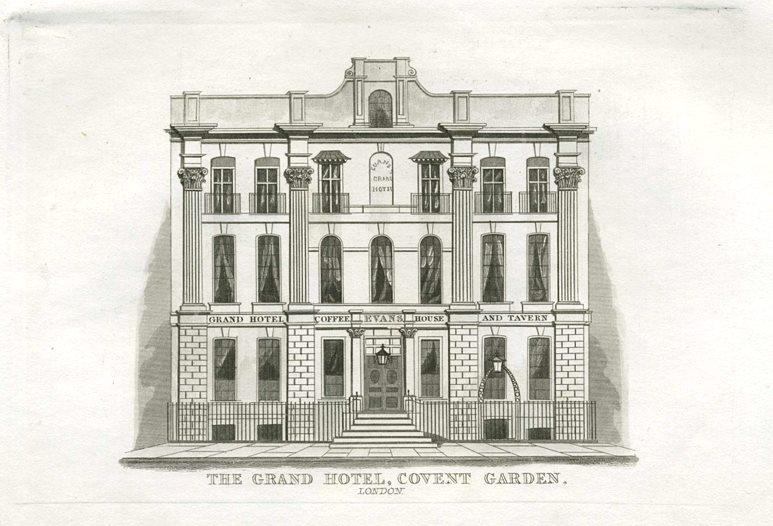 London, Grand Hotel, Covent Garden, 1845