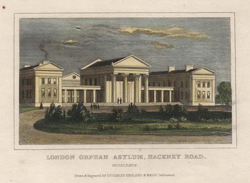 London Orphan Asylum, Hackney Road, 1845