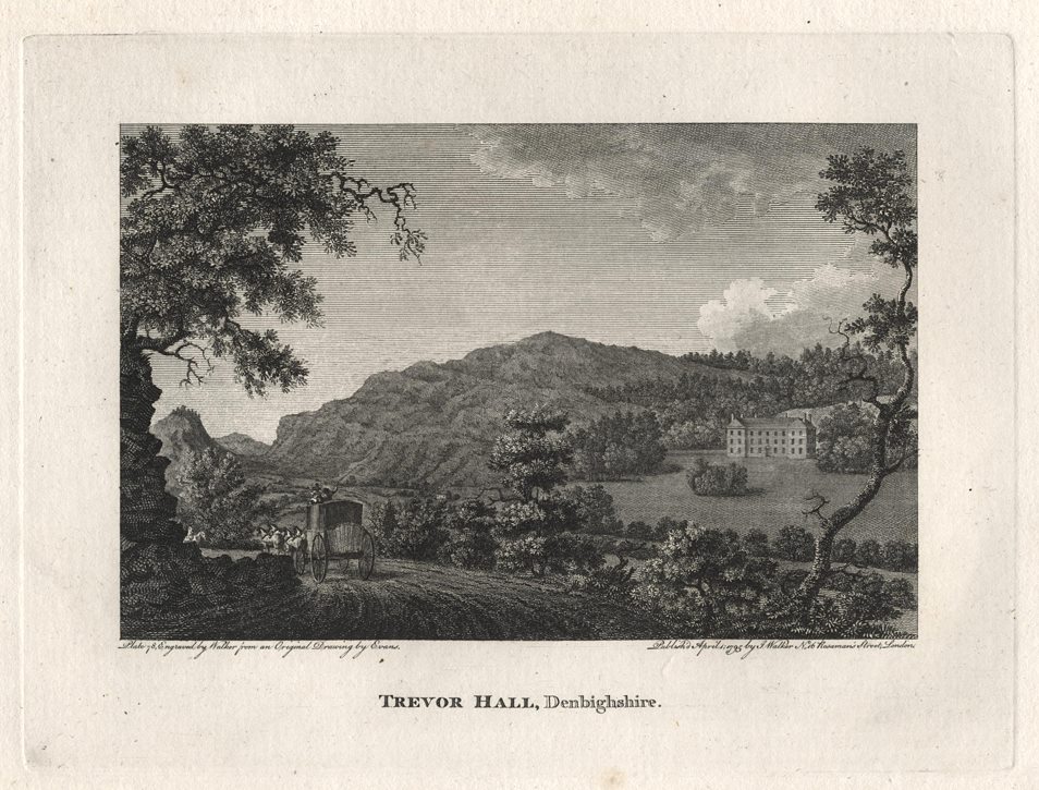 Wales, Denbighshire, Trevor Hall, 1796