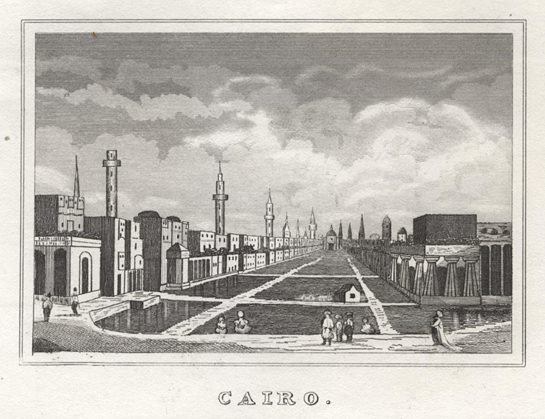 Egypt, Cairo view, 1841