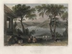 Turkey, Constantinople, Buyuk-Dere from the Giant's Grave, 1838