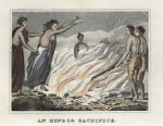 India, Hindoo sacrifice, 1841