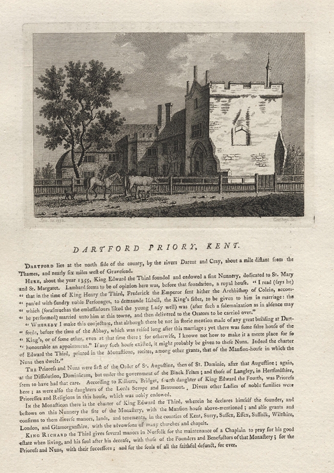 Kent, Dartford Priory, 1786