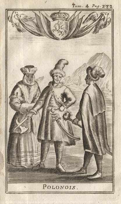 Polish costume, 1717