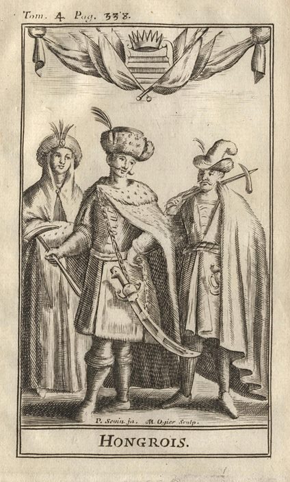Hungarian costume, 1717