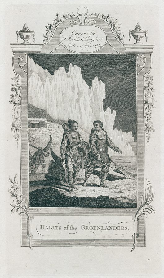 Greenlanders, Bankes's Geography, 1788