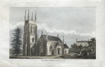 Wiltshire, Teffont Evias church, 1837