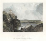 Italy, Lake of Nemi, 1837