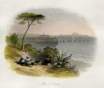 Italy, Mole of Puteoli, 1856