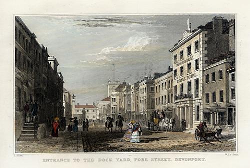 Devon, Devonport, Fore Street, 1832