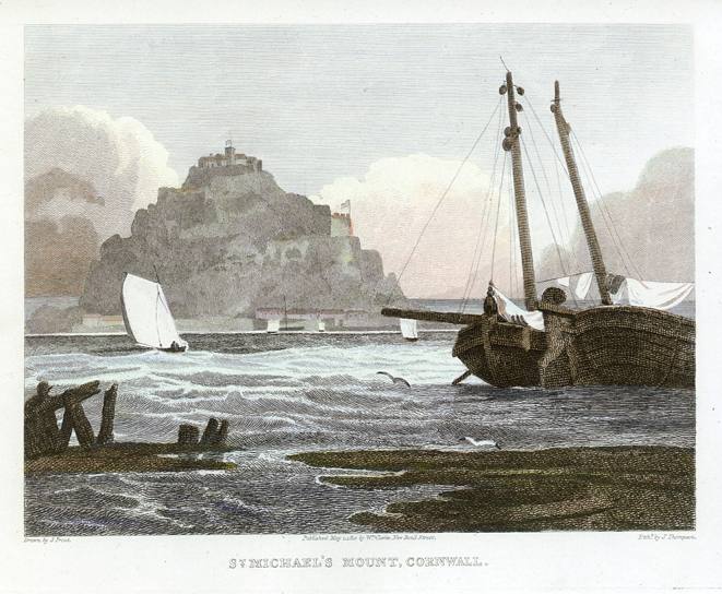 Cornwall, St. Michaels Mount, 1811