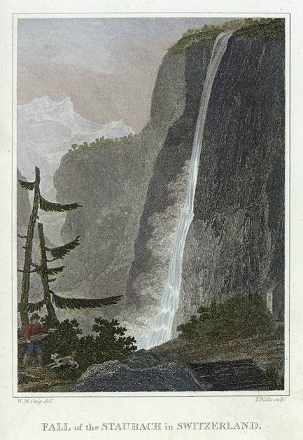 Switzerland, Fall of the Staubach, 1807