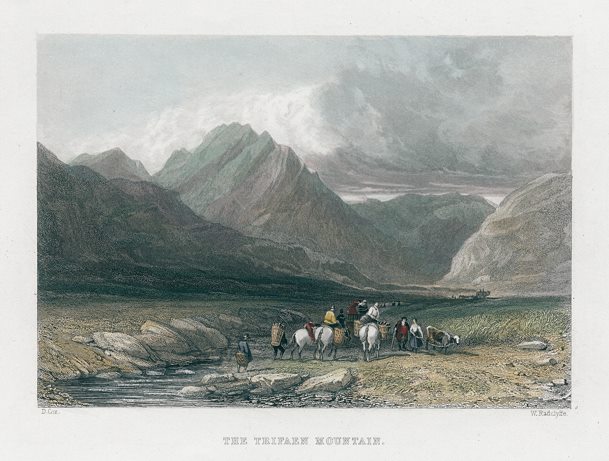 North Wales, Tryfan Mountain, 1836