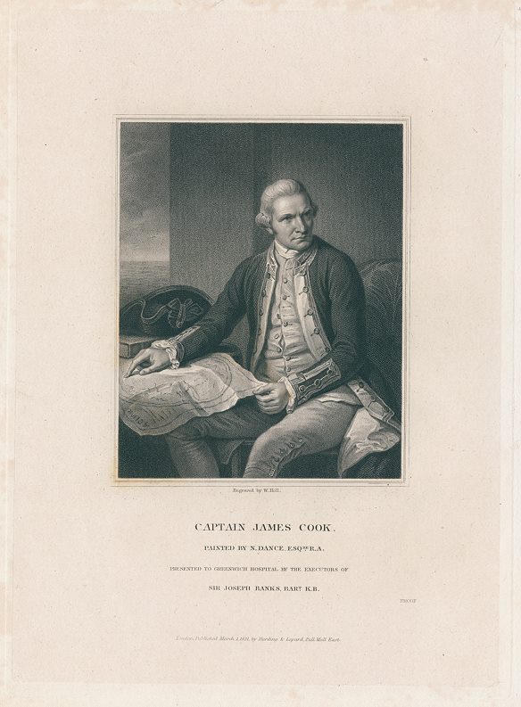 Captain James Cook, 1831