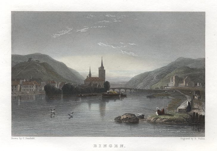 Germany, Bingen am Rhein, 1833