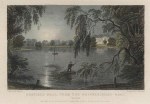 Essex, Gosfield Hall, from the Weathersfield Road, 1834