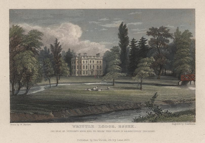 Essex, Writtle Lodge, 1834