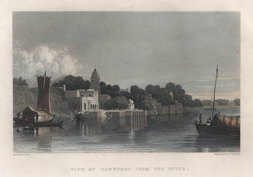 India, Cawnpore from the River, 1860