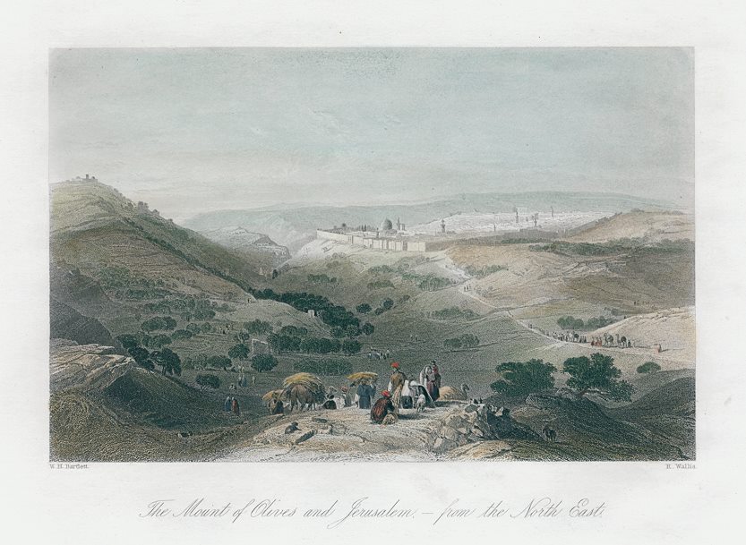 Jerusalem and the Mount of Olives, 1850