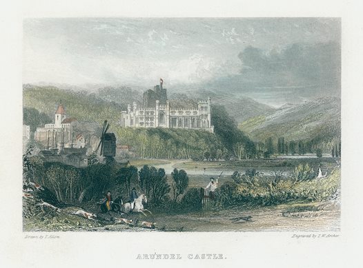 Sussex, Arundel Castle, 1842