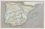 Roman Spain (Hispania) map, 1820