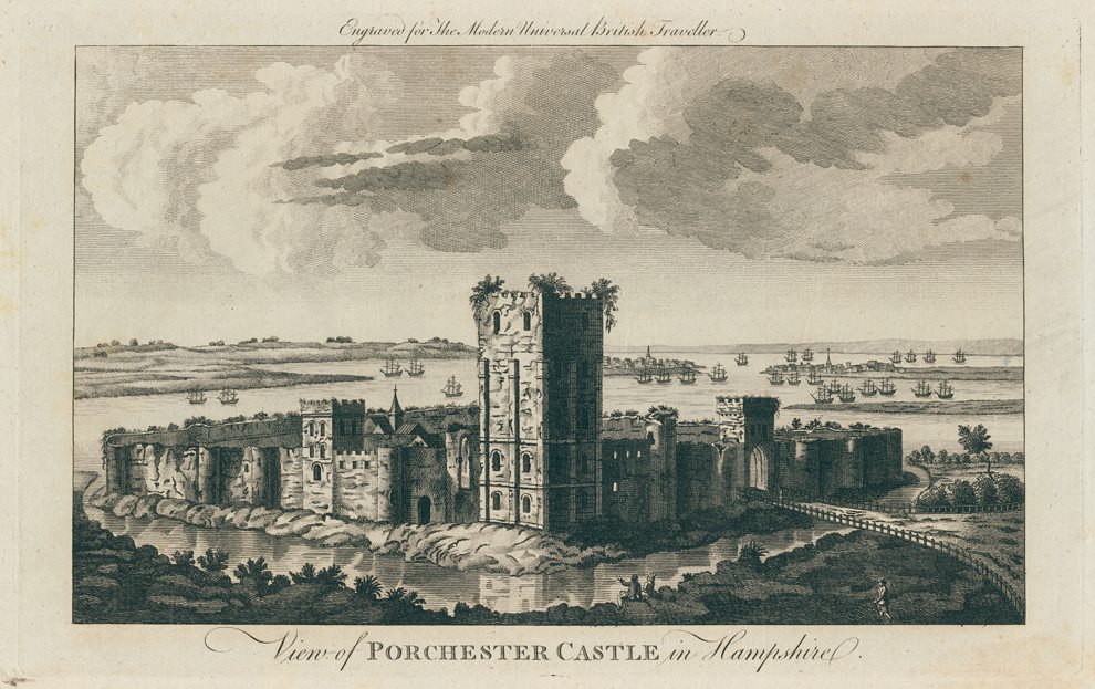 Hampshire, Portchester Castle, 1779