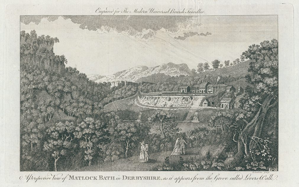Derbyshire, Matlock Bath view, 1779
