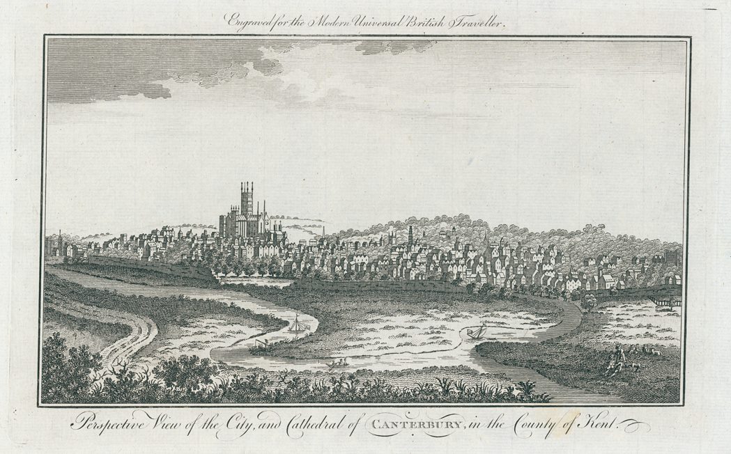 Kent, Canterbury view, 1779
