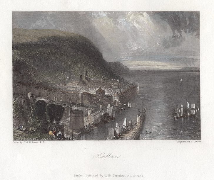 France, Honfleur, 1837