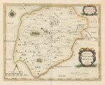 Rutland county map, Morden / Wright, 1695