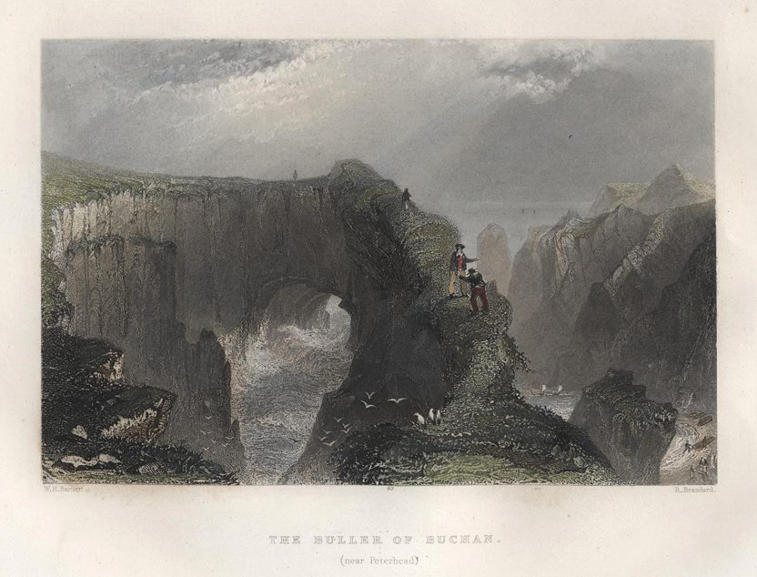 Scotland, Bullers of Buchan, 1842