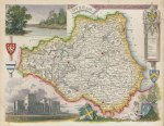 Durman county, Moule map, 1850