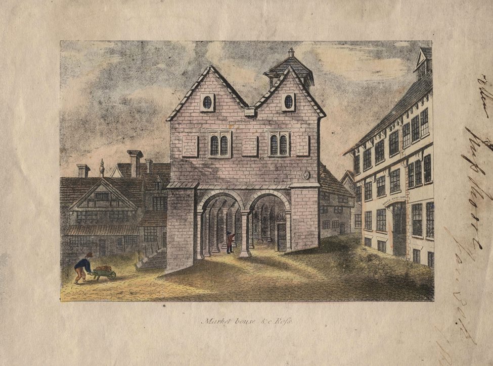 Monmouthshire, Ross-on-Wye, Market House, c1835