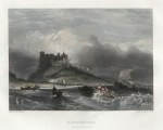 Northumberland, Bamborough Castle, 1841