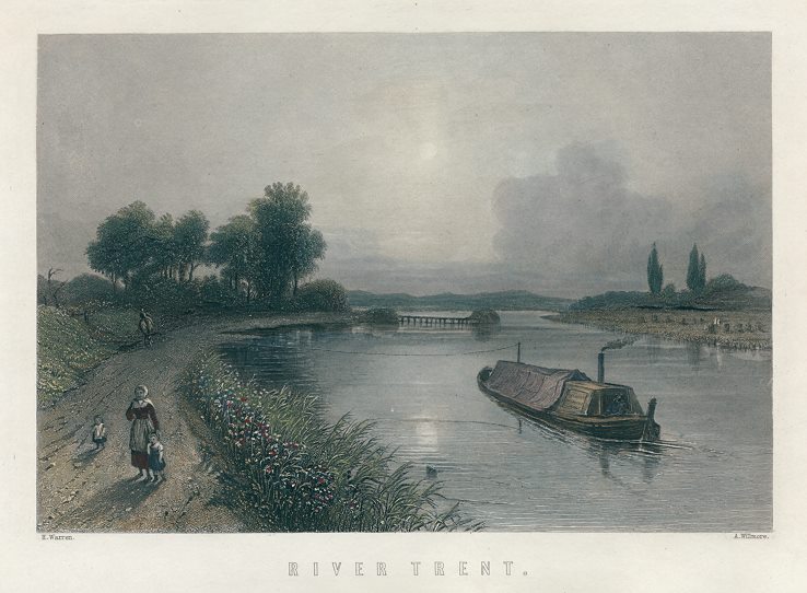 Staffordshire, River Trent, 1870