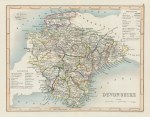 Devonshire county map, 1848