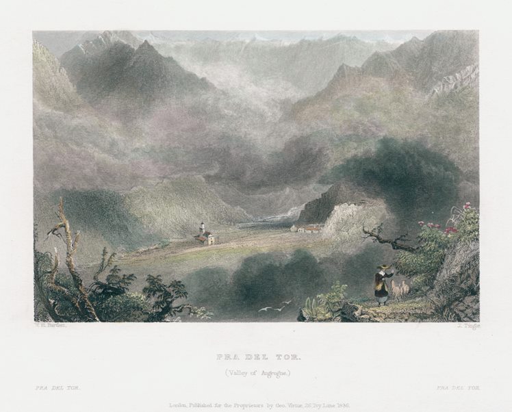 Italy, Pra Del Tor (Valley of Angrogne), 1836