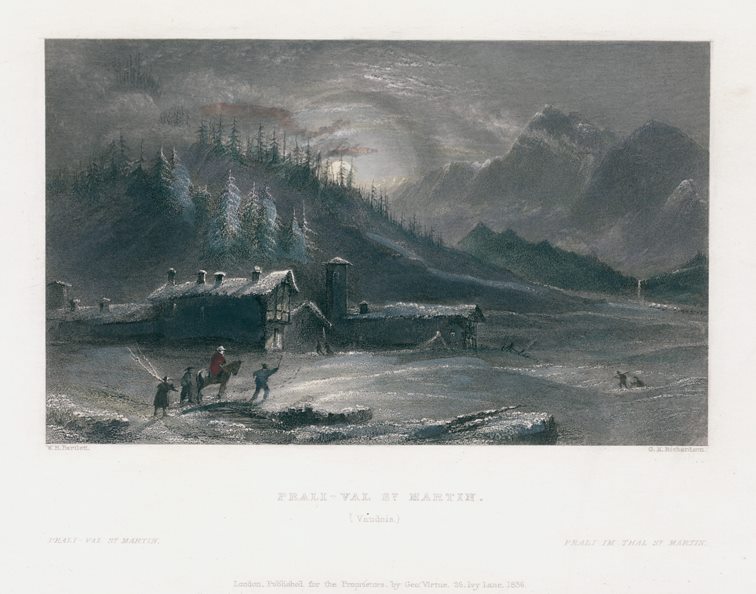 Italy, Prali, Val St. Martin, 1836