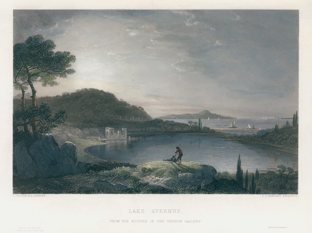 Italy, Lake Avernus, Art Journal, 1851
