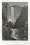 Italy, Waterfall at Terni, 1831