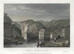 Italy, Bridge of Augustus at Narni, 1831