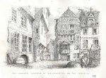 Germany, Old Wooden Houses at Bernkastel on the Moselle, c1830
