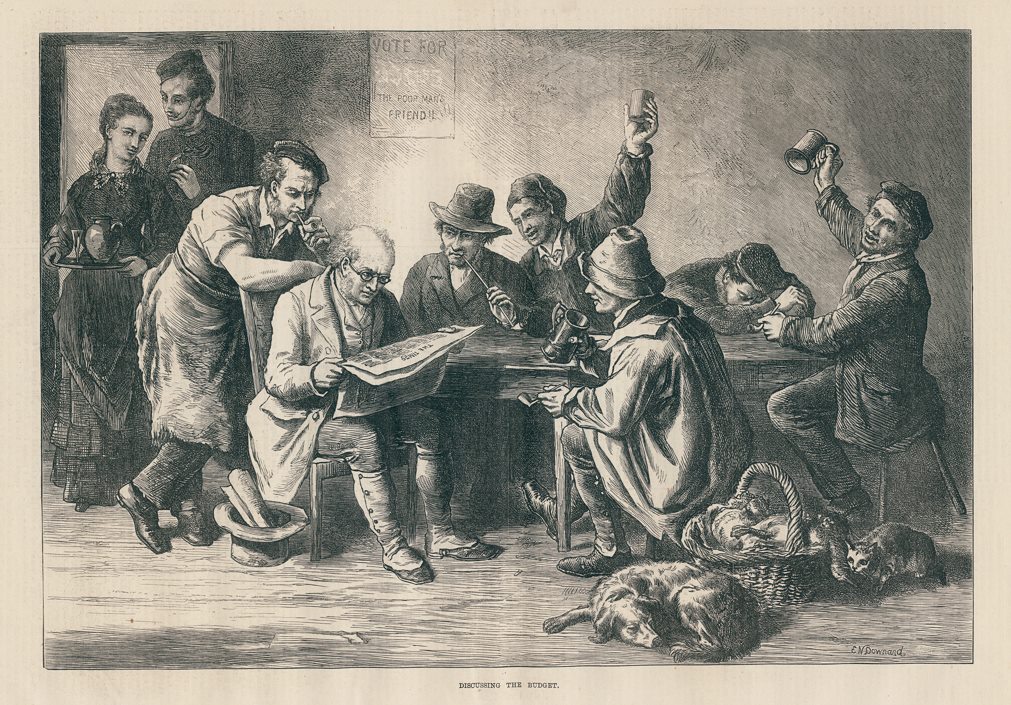Discussing the Budget, 1872